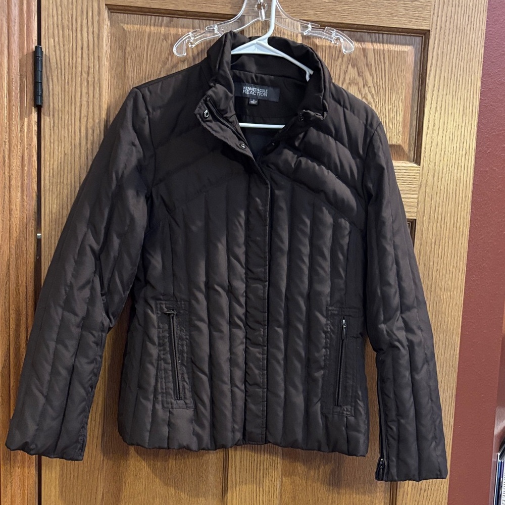 Kenneth Cole Reaction Women's Black Puffer Jacket